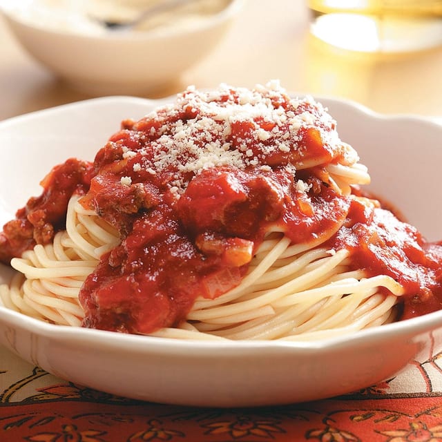 Pasta & Breadstick.