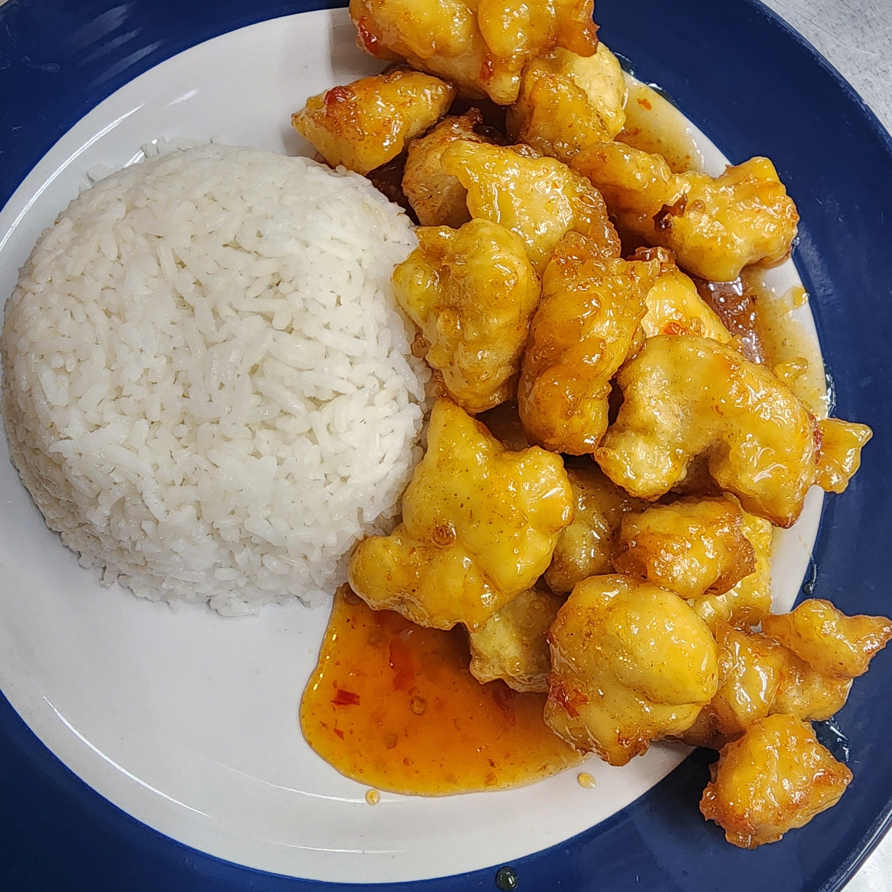 Coconut chicken.