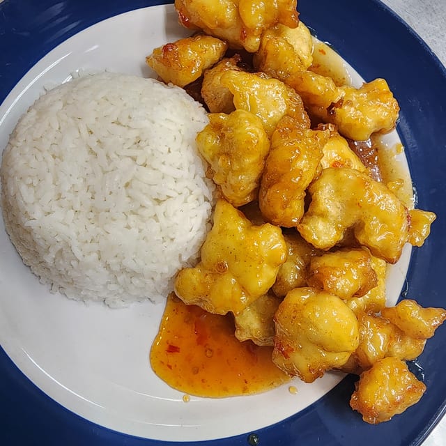 Coconut chicken.