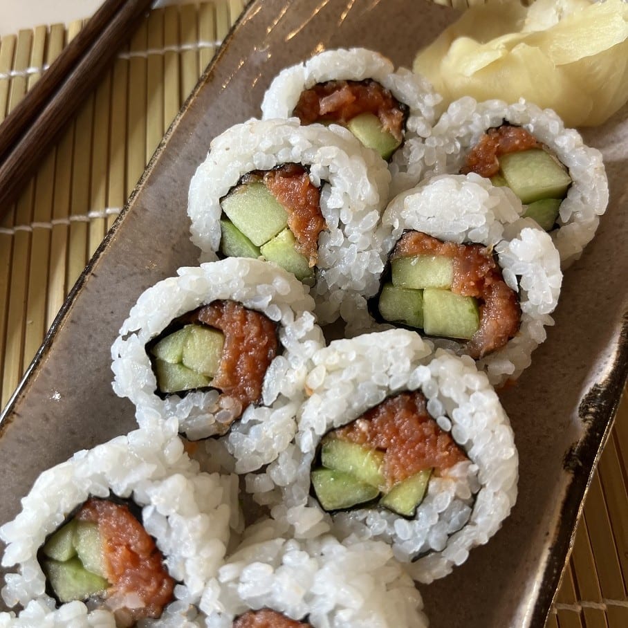 Spicy Salmon Roll.