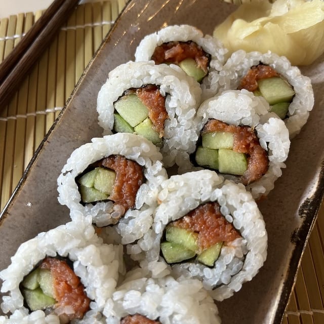 Spicy Salmon Roll.