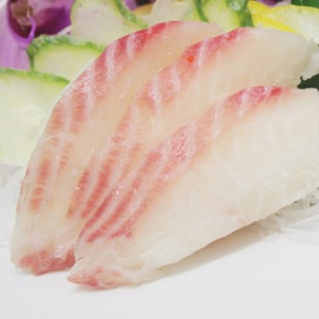 Red Snapper Sashimi.