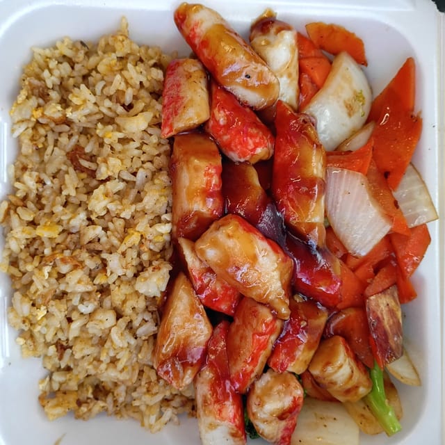 Hibachi Crab meat.